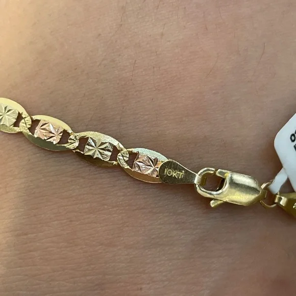 10kt Tricolor Gold bracelet - Picture 2 of 2